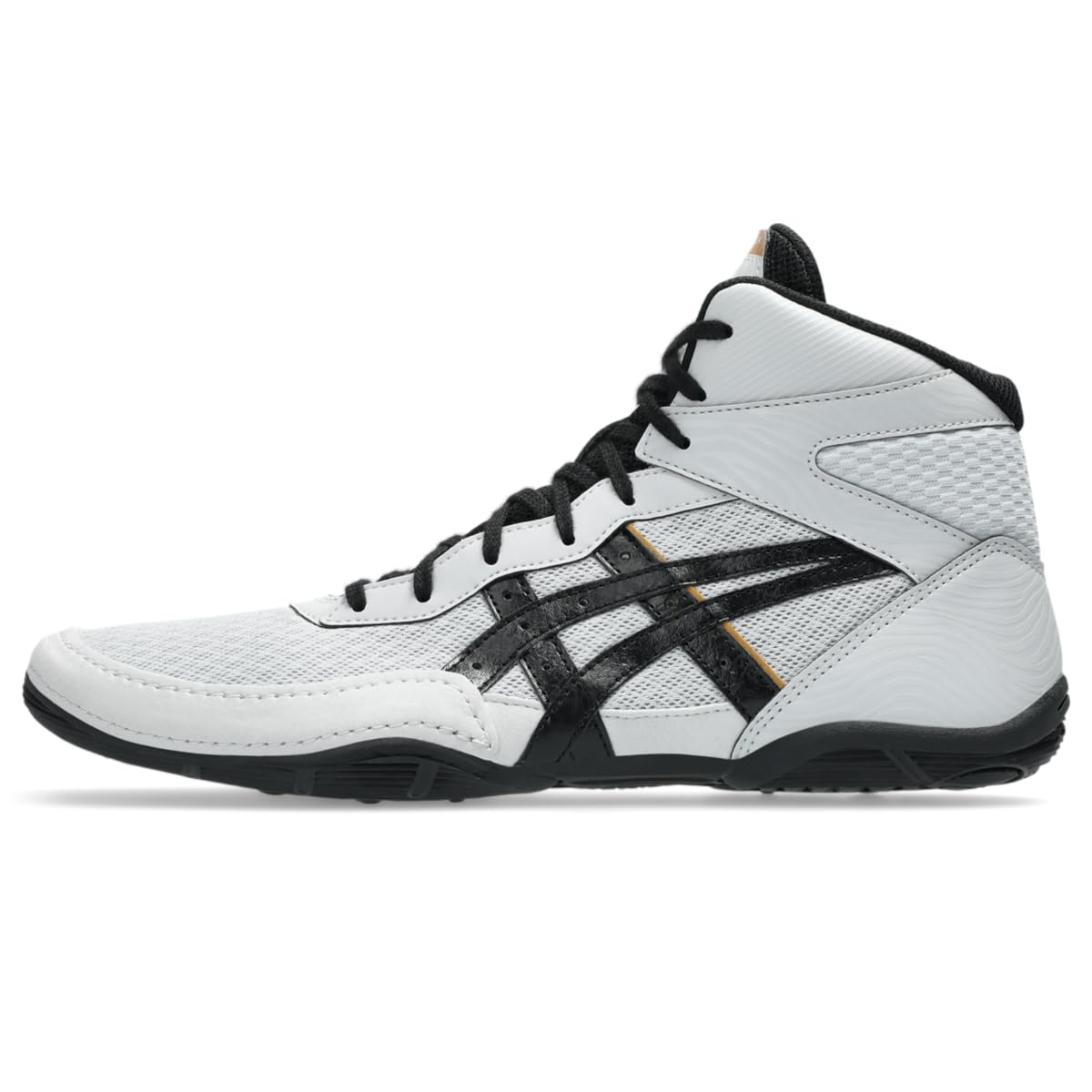 ASICS Men's Matflex 7 Wrestling Shoes, Concrete/Black, 6.5